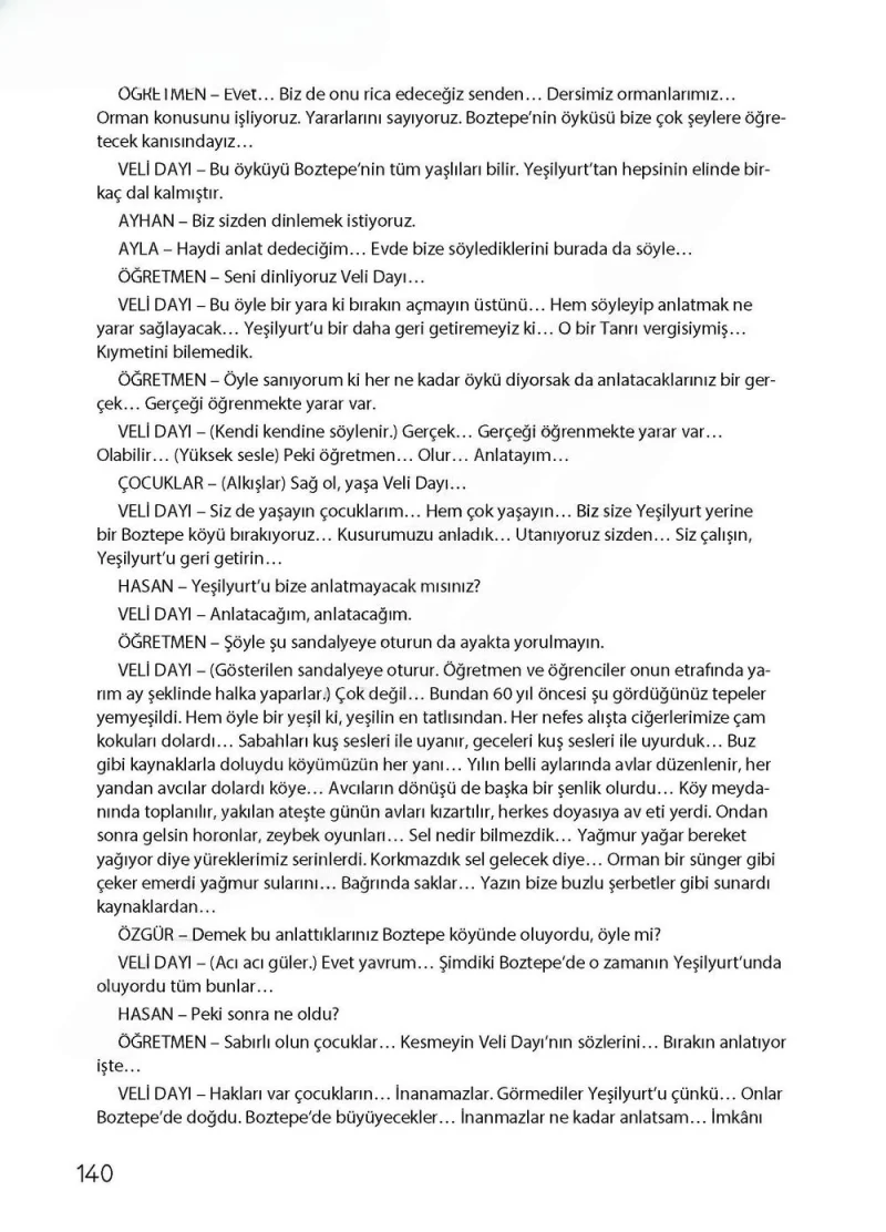 4. Sınıf Türkçe Ders Kitabı Cevapları Koza Yayınları Sayfa 140 Çözüm Görseli