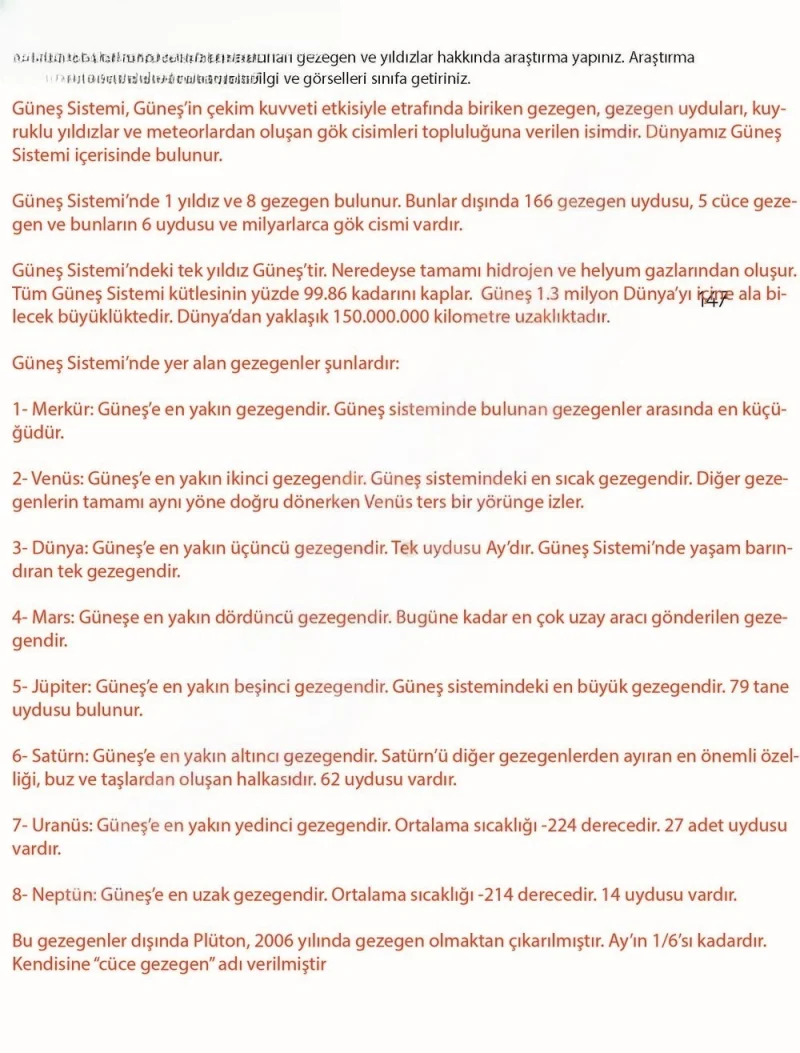 4. Sınıf Türkçe Ders Kitabı Cevapları Koza Yayınları Sayfa 147 Çözüm Görseli