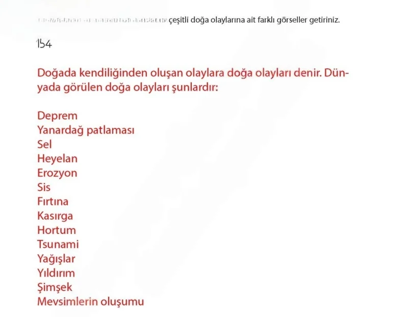 4. Sınıf Türkçe Ders Kitabı Cevapları Koza Yayınları Sayfa 154 Çözüm Görseli