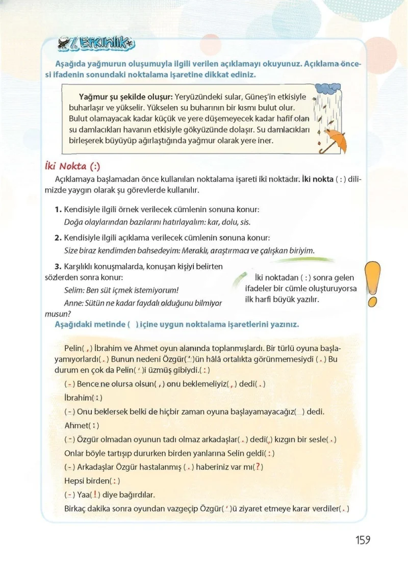 4. Sınıf Türkçe Ders Kitabı Cevapları Koza Yayınları Sayfa 159 Çözüm Görseli