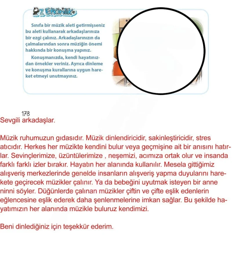 4. Sınıf Türkçe Ders Kitabı Cevapları Koza Yayınları Sayfa 178 Çözüm Görseli