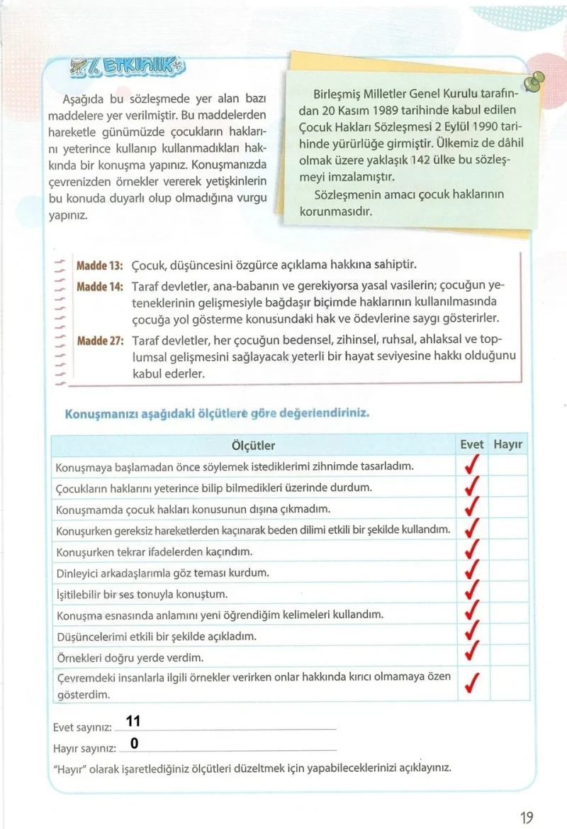 4. Sınıf Türkçe Ders Kitabı Cevapları Koza Yayınları Sayfa 19 Çözüm Görseli