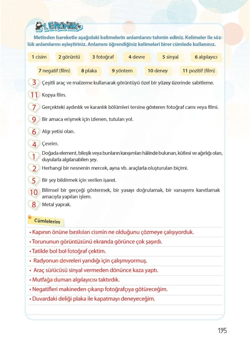 4. Sınıf Türkçe Ders Kitabı Cevapları Koza Yayınları Sayfa 195 Çözüm Görseli