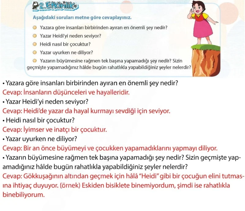 4. Sınıf Türkçe Ders Kitabı Cevapları Koza Yayınları Sayfa 213 Çözüm Görseli