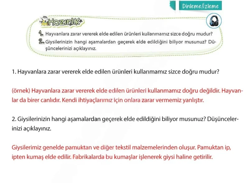 4. Sınıf Türkçe Ders Kitabı Cevapları Koza Yayınları Sayfa 220 Çözüm Görseli