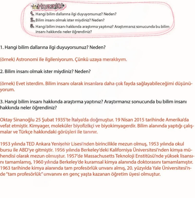 4. Sınıf Türkçe Ders Kitabı Cevapları Koza Yayınları Sayfa 232 Çözüm Görseli