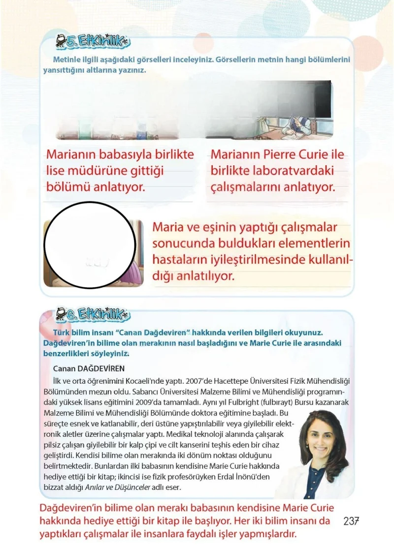 4. Sınıf Türkçe Ders Kitabı Cevapları Koza Yayınları Sayfa 237 Çözüm Görseli