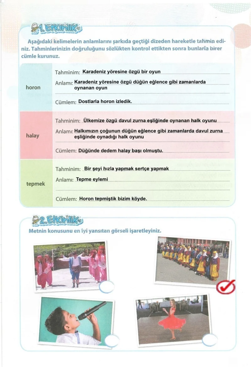 4. Sınıf Türkçe Ders Kitabı Cevapları Koza Yayınları Sayfa 37 Çözüm Görseli