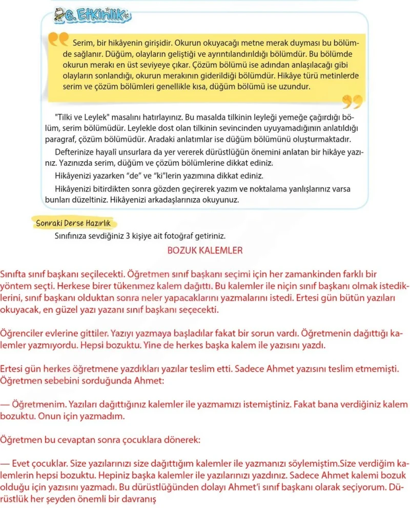 4. Sınıf Türkçe Ders Kitabı Cevapları Koza Yayınları Sayfa 90 Çözüm Görseli