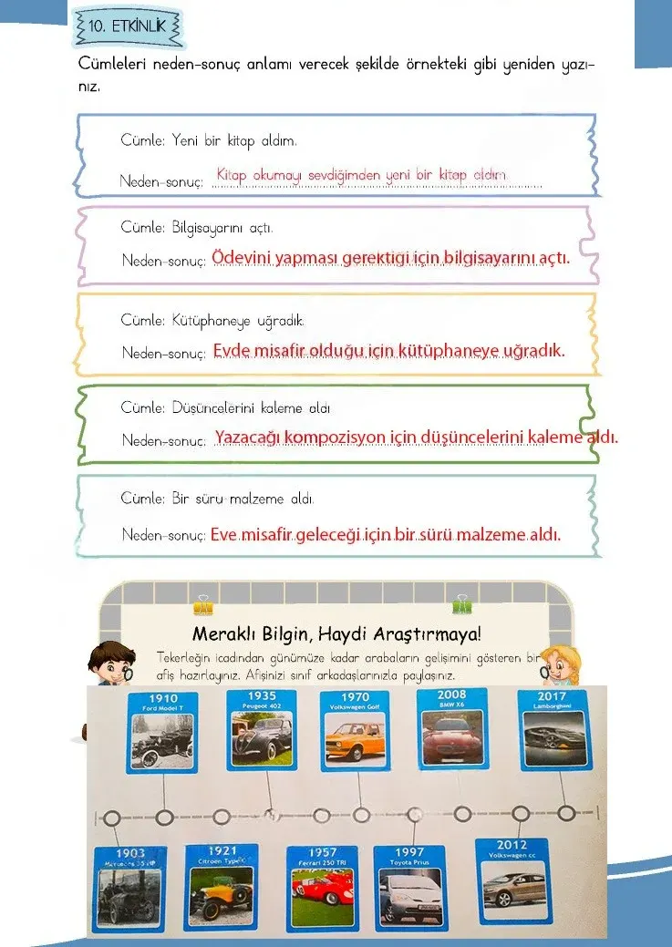 4. Sınıf Türkçe Ders Kitabı Cevapları Meb Yayınları 1 Sayfa 125 Çözüm Görseli