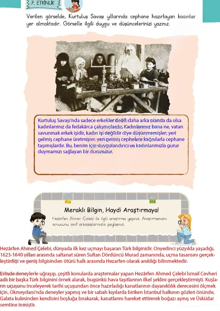 4. Sınıf Türkçe Ders Kitabı Cevapları Meb Yayınları 1 Sayfa 175 Çözüm Görseli