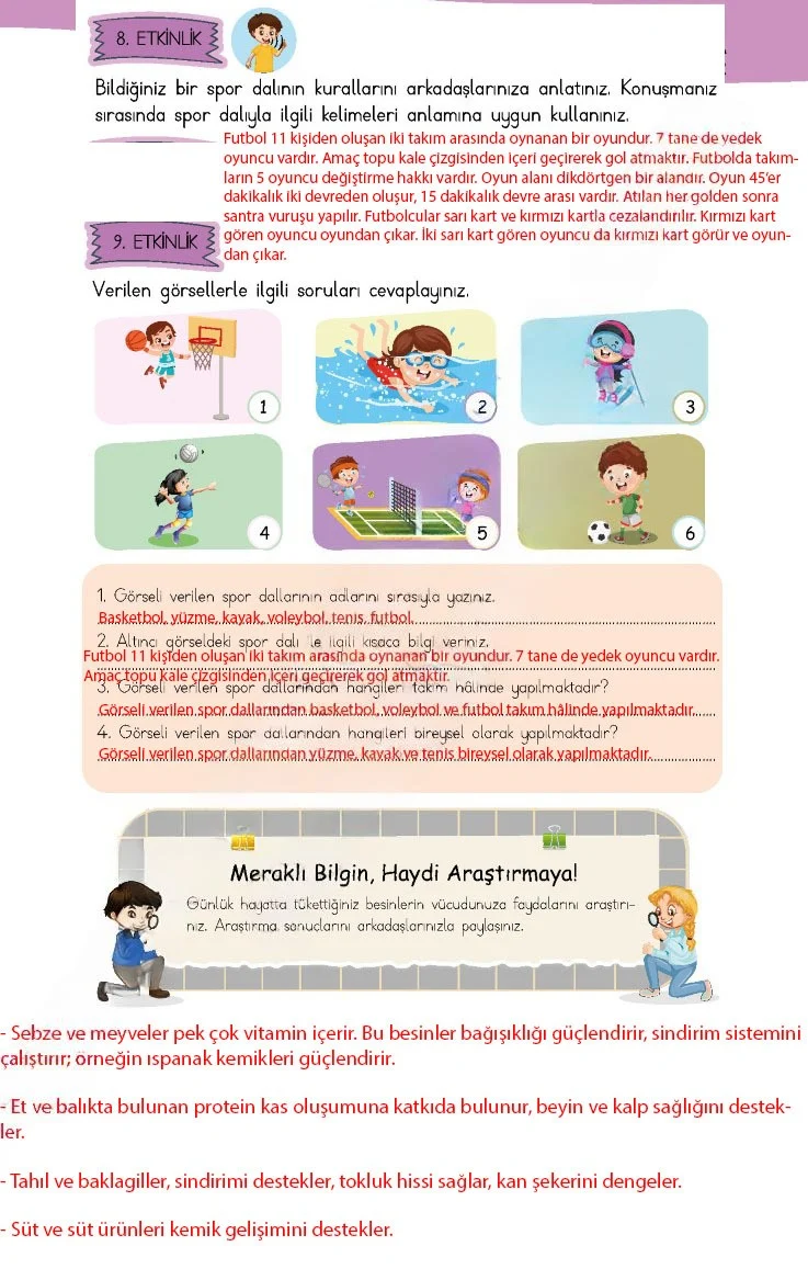 4. Sınıf Türkçe Ders Kitabı Cevapları Meb Yayınları 1 Sayfa 243 Çözüm Görseli