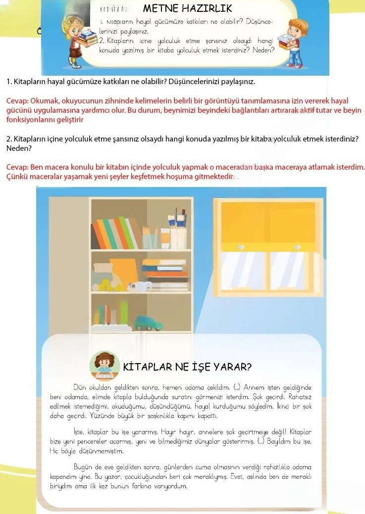 4. Sınıf Türkçe Ders Kitabı Cevapları Meb Yayınları 1 Sayfa 28 Çözüm Görseli