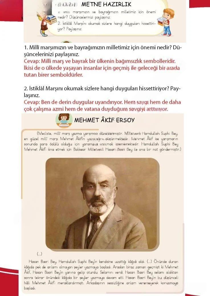 4. Sınıf Türkçe Ders Kitabı Cevapları Meb Yayınları 1 Sayfa 50 Çözüm Görseli