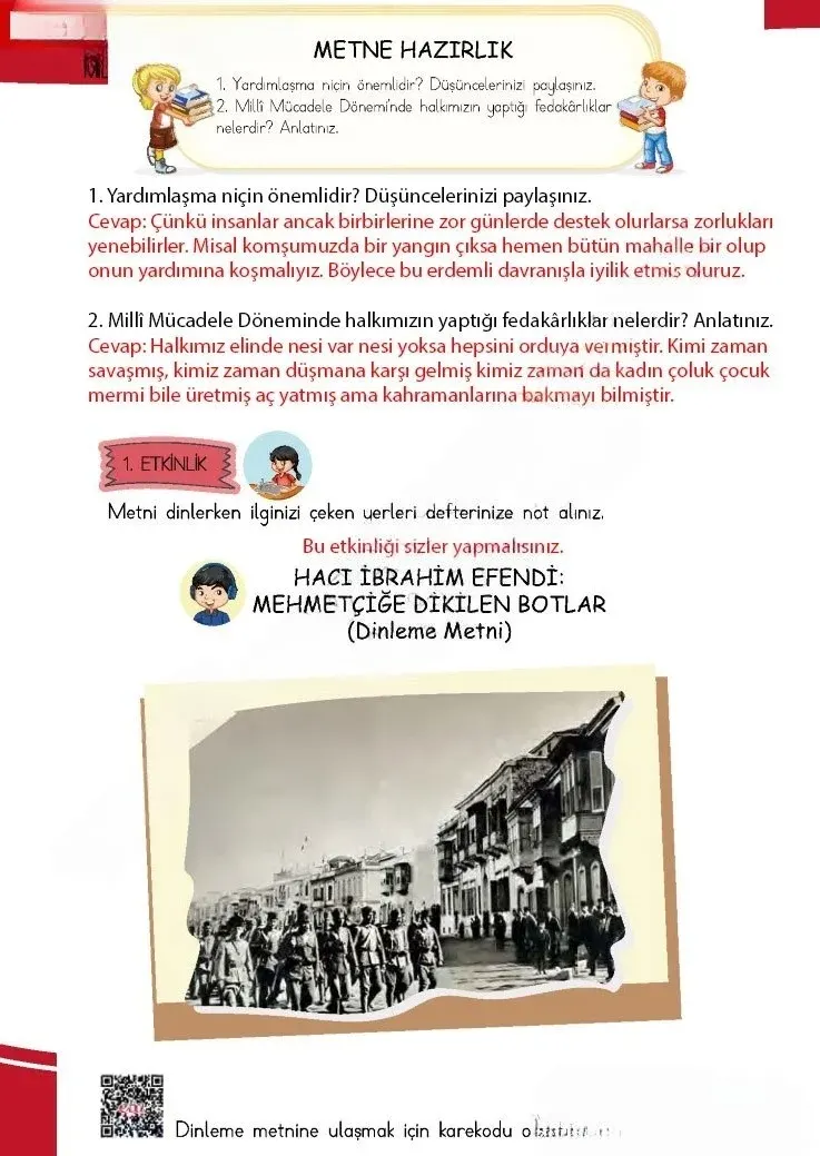 4. Sınıf Türkçe Ders Kitabı Cevapları Meb Yayınları 1 Sayfa 58 Çözüm Görseli