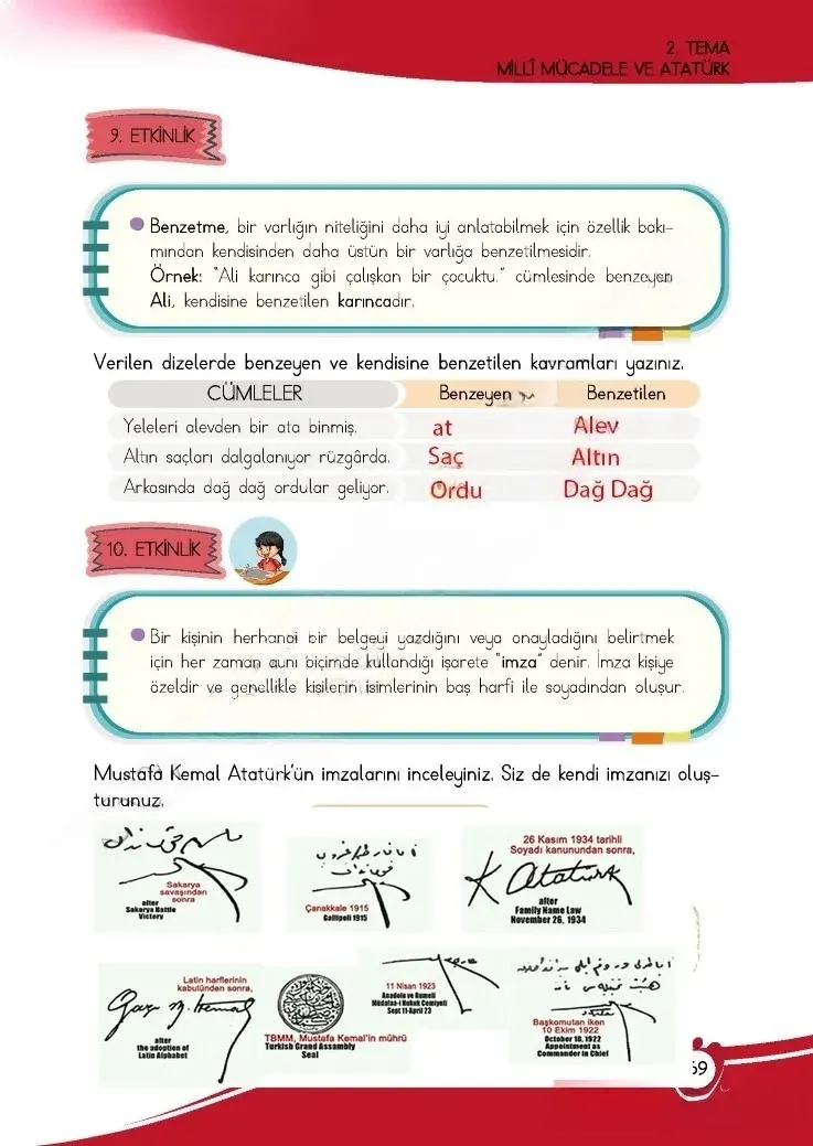 4. Sınıf Türkçe Ders Kitabı Cevapları Meb Yayınları 1 Sayfa 69 Çözüm Görseli