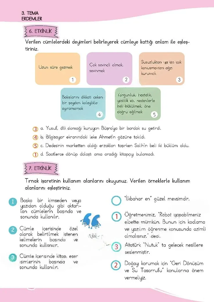4. Sınıf Türkçe Ders Kitabı Cevapları Meb Yayınları 1 Sayfa 94 Çözüm Görseli