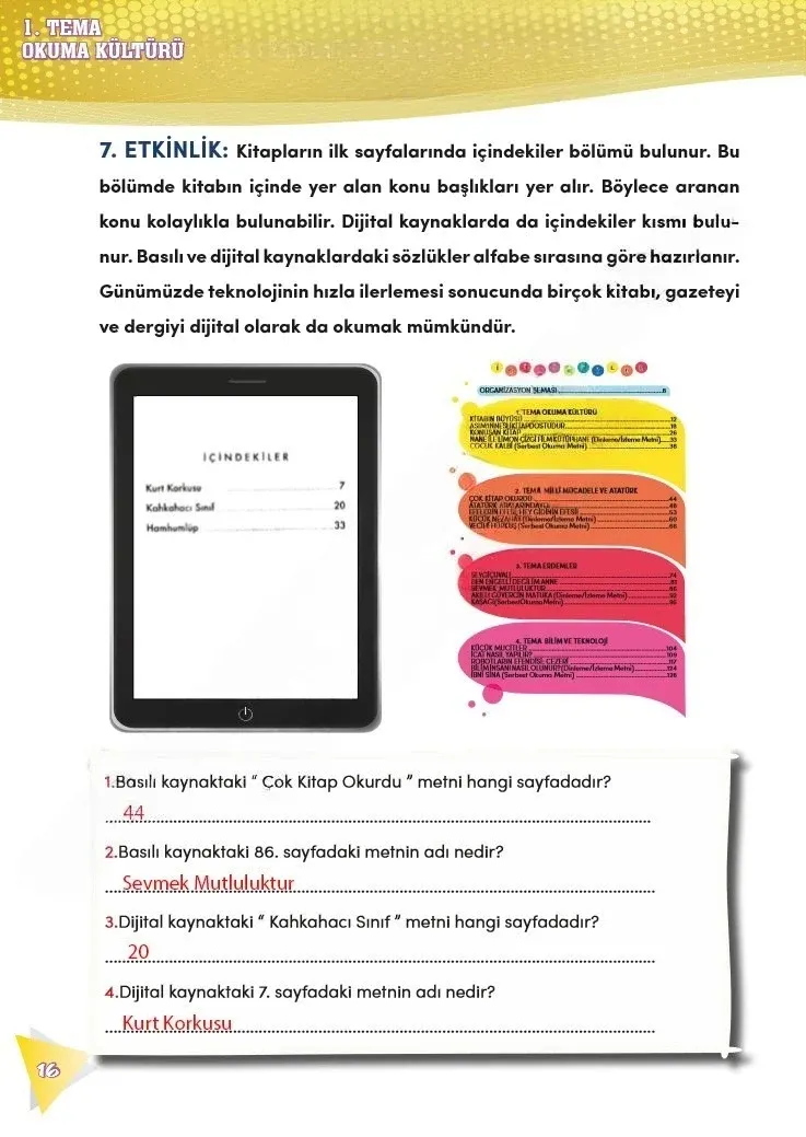 4. Sınıf Türkçe Ders Kitabı Cevapları Meb Yayınları 2 Sayfa 16 Çözüm Görseli