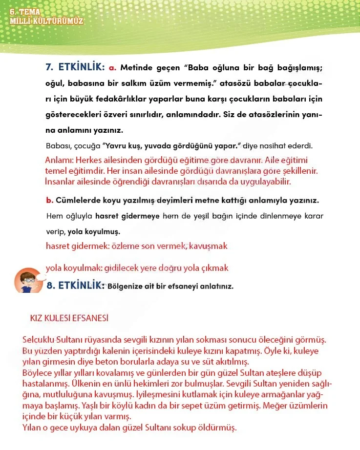 4. Sınıf Türkçe Ders Kitabı Cevapları Meb Yayınları 2 Sayfa 172 Çözüm Görseli