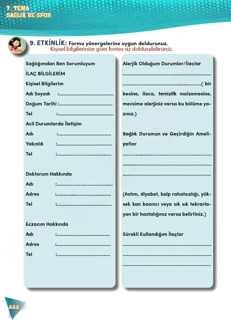 4. Sınıf Türkçe Ders Kitabı Cevapları Meb Yayınları 2 Sayfa 222 Çözüm Görseli
