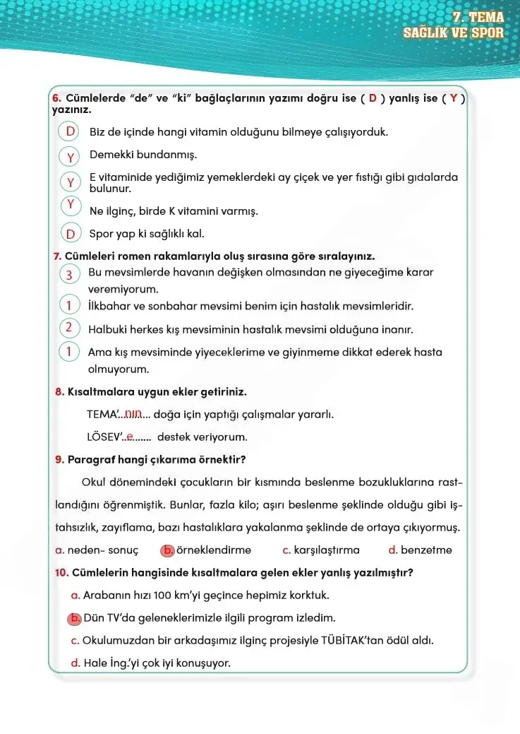 4. Sınıf Türkçe Ders Kitabı Cevapları Meb Yayınları 2 Sayfa 229 Çözüm Görseli