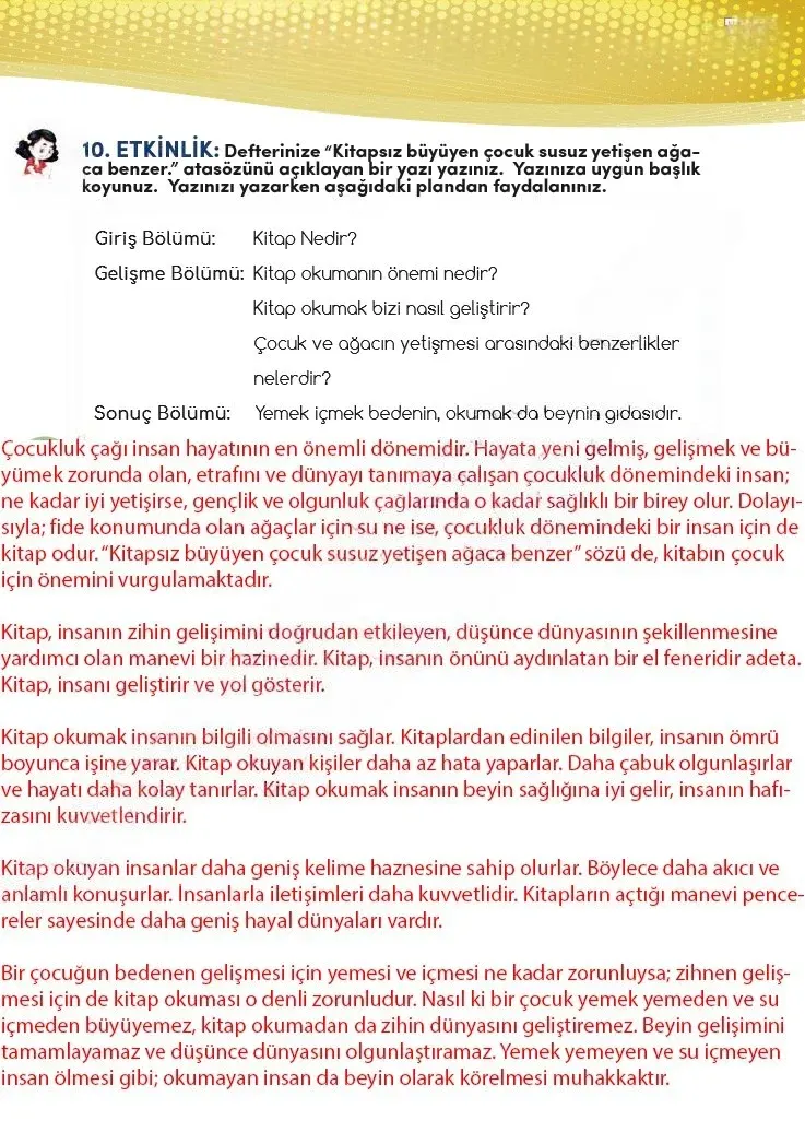 4. Sınıf Türkçe Ders Kitabı Cevapları Meb Yayınları 2 Sayfa 25 Çözüm Görseli