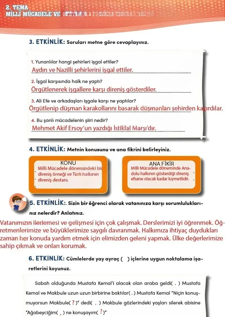 4. Sınıf Türkçe Ders Kitabı Cevapları Meb Yayınları 2 Sayfa 56 Çözüm Görseli