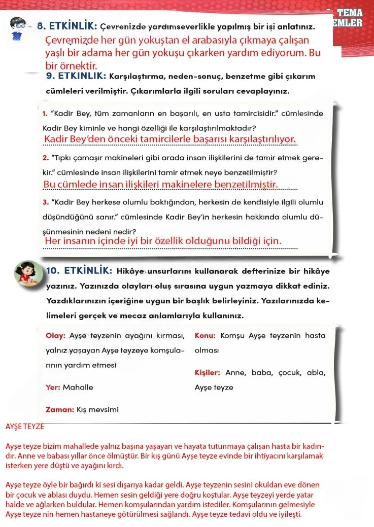 4. Sınıf Türkçe Ders Kitabı Cevapları Meb Yayınları 2 Sayfa 79 Çözüm Görseli