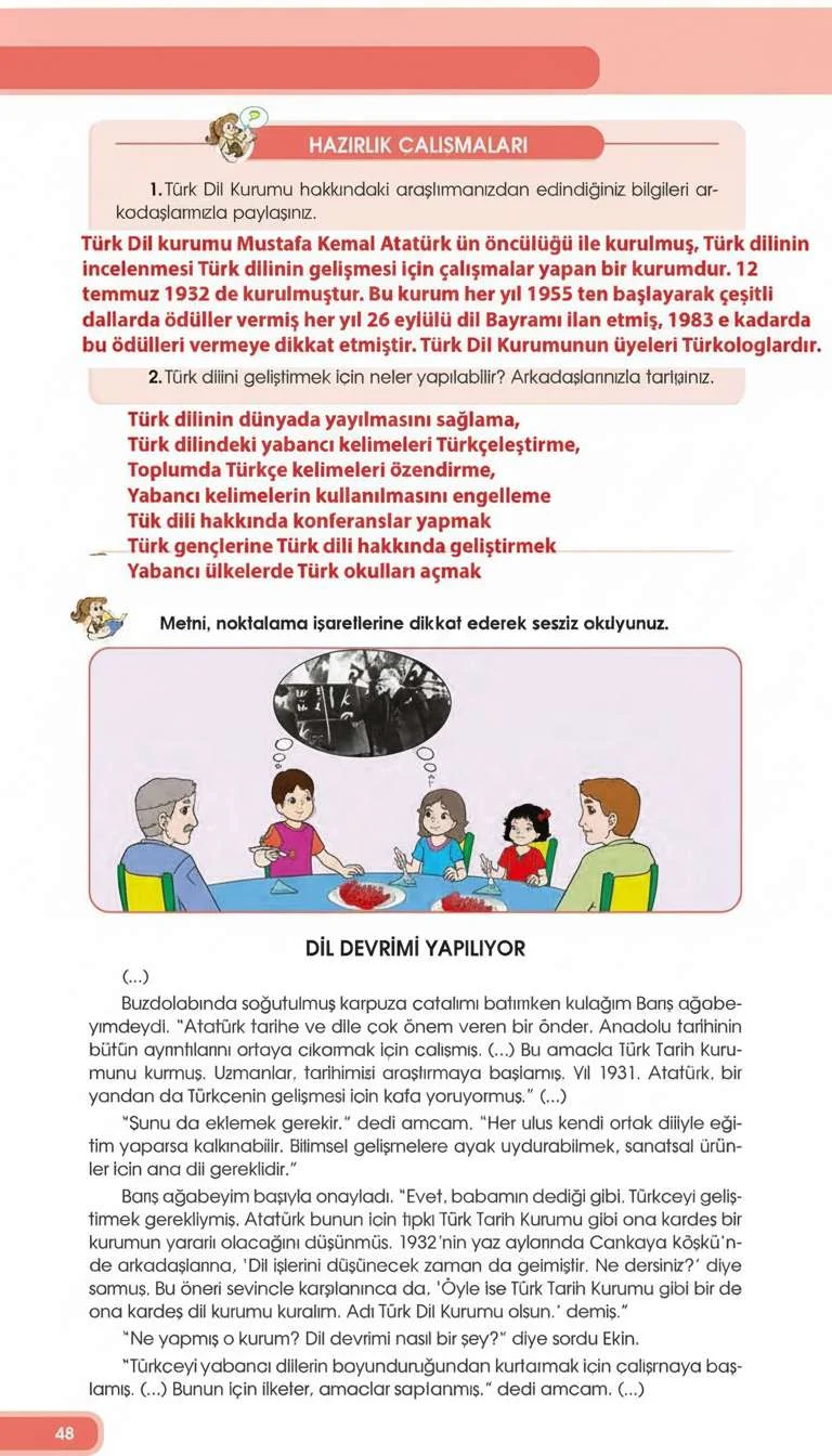 4. Sınıf Türkçe Ders Kitabı Cevapları Özgün Yayınları Sayfa 48 Çözüm Görseli