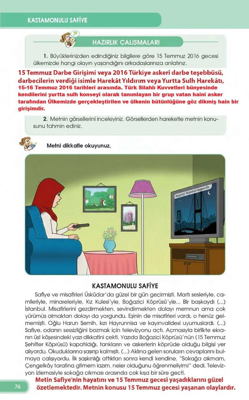 4. Sınıf Türkçe Ders Kitabı Cevapları Özgün Yayınları Sayfa 76 Çözüm Görseli