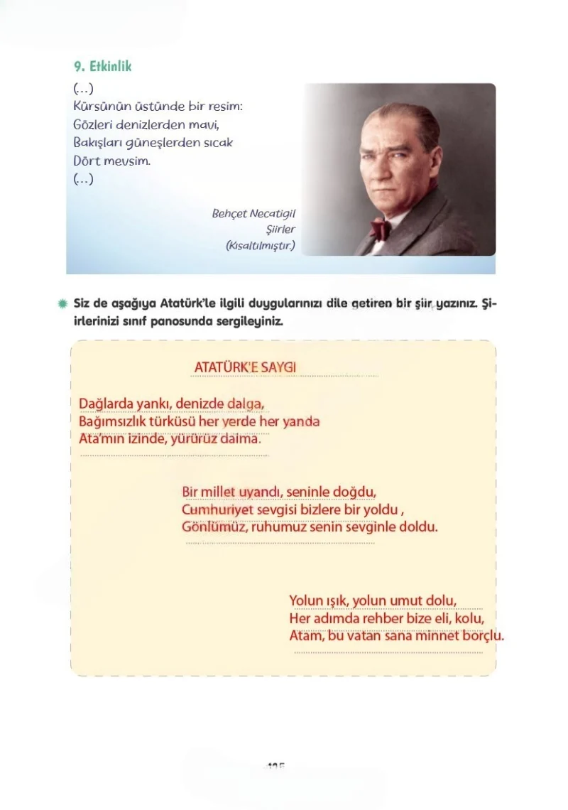 4. Sınıf Türkçe Ders Kitabı Cevapları Tuna Yayınları Sayfa 135 Çözüm Görseli