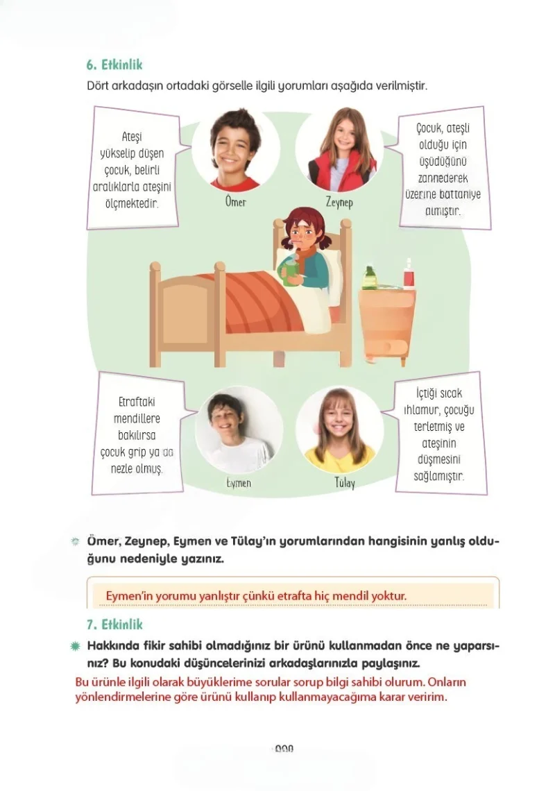 4. Sınıf Türkçe Ders Kitabı Cevapları Tuna Yayınları Sayfa 208 Çözüm Görseli