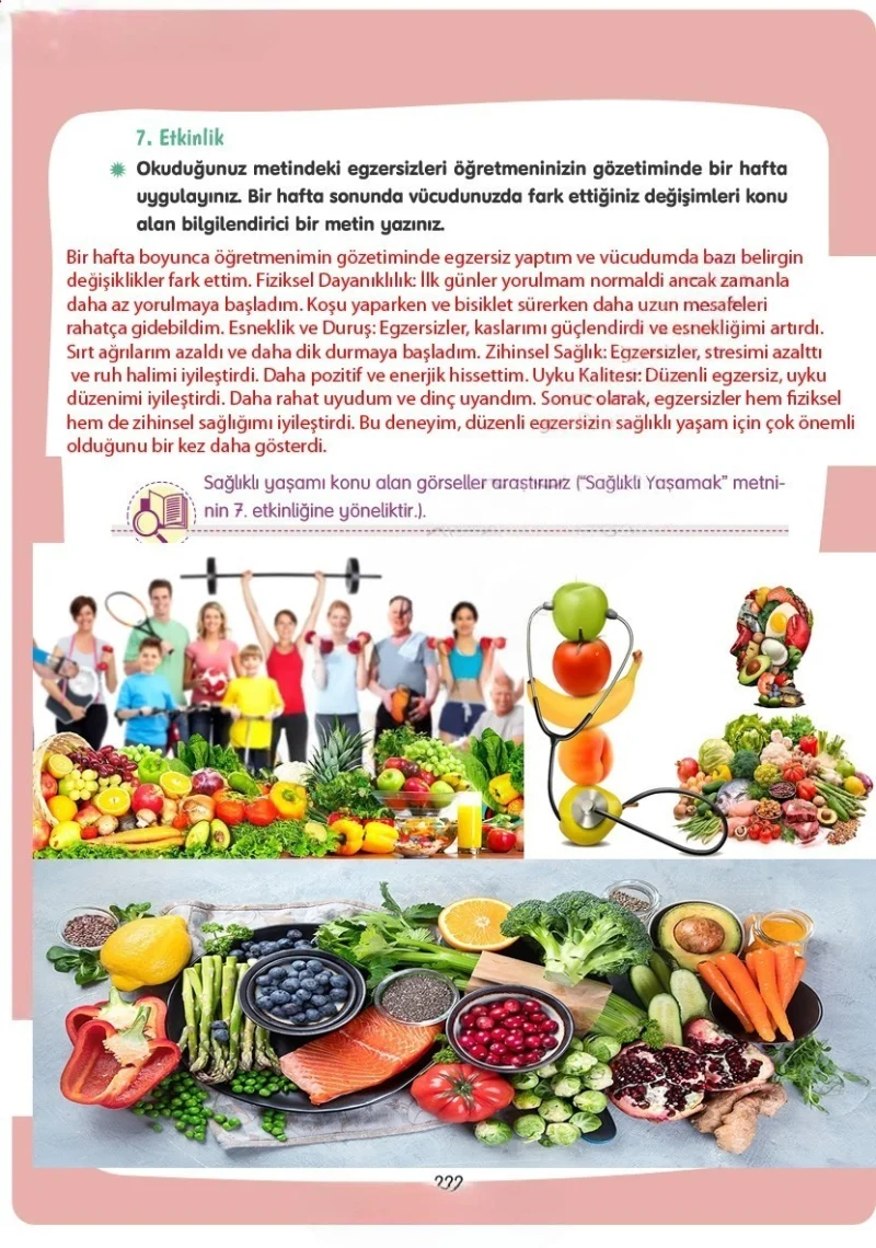 4. Sınıf Türkçe Ders Kitabı Cevapları Tuna Yayınları Sayfa 222 Çözüm Görseli