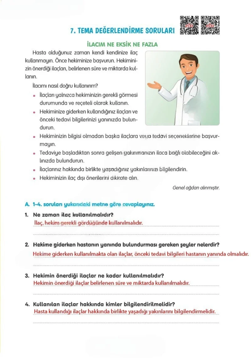 4. Sınıf Türkçe Ders Kitabı Cevapları Tuna Yayınları Sayfa 229 Çözüm Görseli