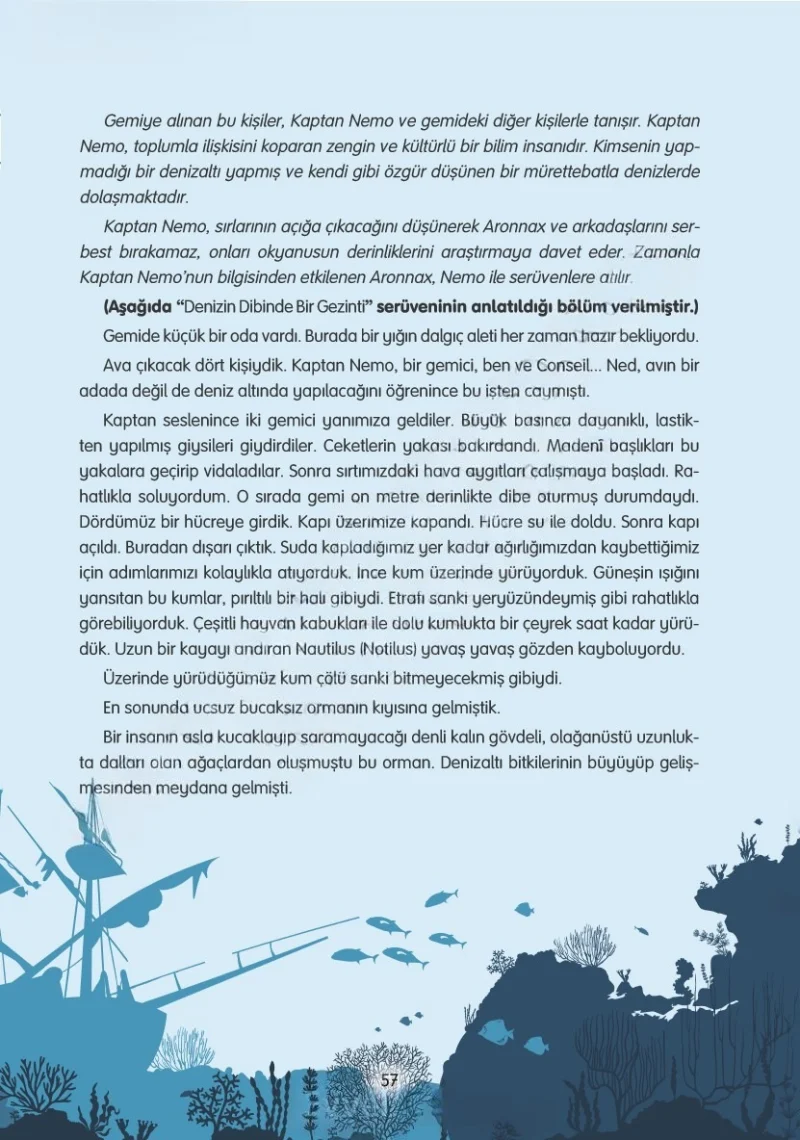 4. Sınıf Türkçe Ders Kitabı Cevapları Tuna Yayınları Sayfa 57 Çözüm Görseli