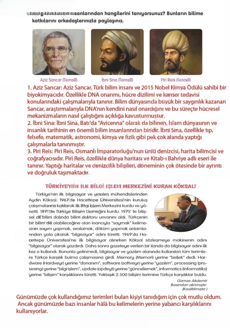 4. Sınıf Türkçe Ders Kitabı Cevapları Tuna Yayınları Sayfa 68 Çözüm Görseli