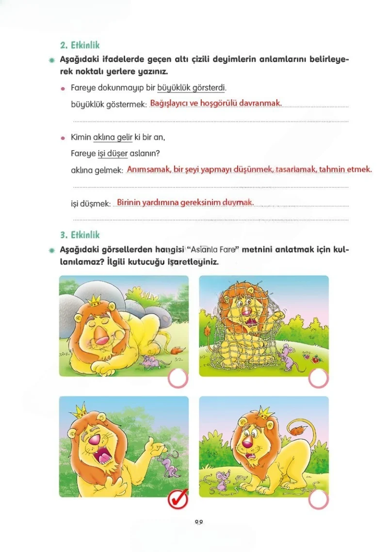 4. Sınıf Türkçe Ders Kitabı Cevapları Tuna Yayınları Sayfa 88 Çözüm Görseli