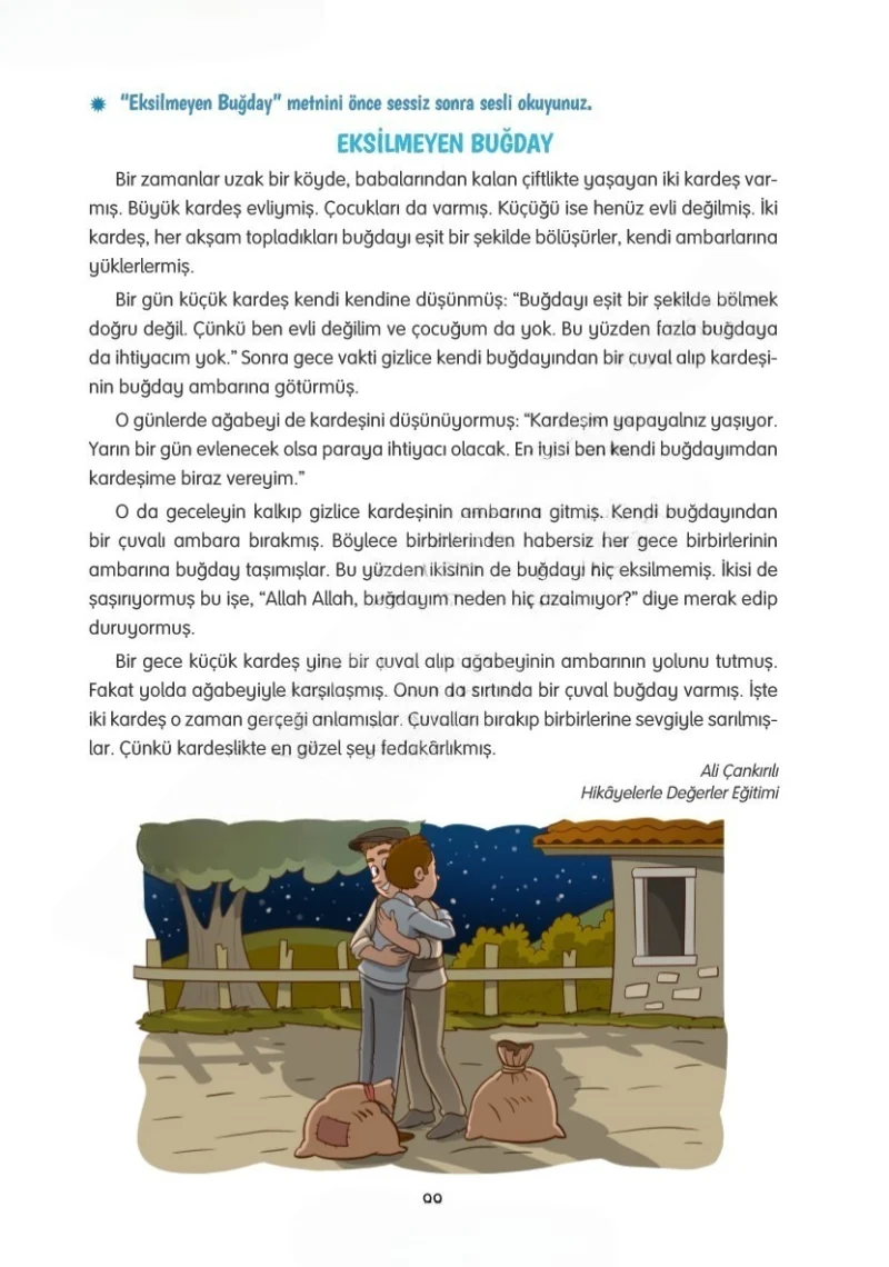 4. Sınıf Türkçe Ders Kitabı Cevapları Tuna Yayınları Sayfa 99 Çözüm Görseli