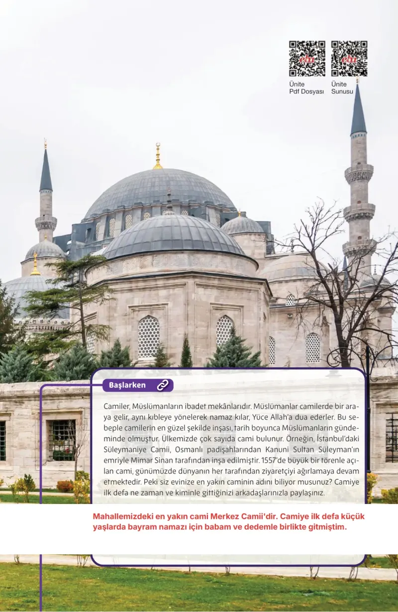 5. Sınıf Din Kültürü ve Ahlak Bilgisi Ders Kitabı Cevapları Meb Yayınları Sayfa 161 Çözüm Görseli