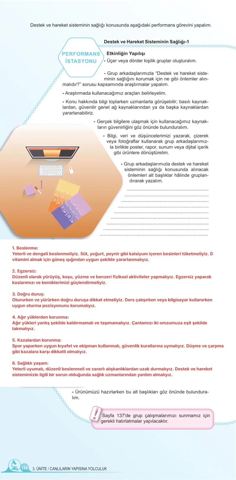5. Sınıf Fen Bilimleri Ders Kitabı Cevapları Meb Yayınları 1. Kitap Sayfa 134 Çözüm Görseli
