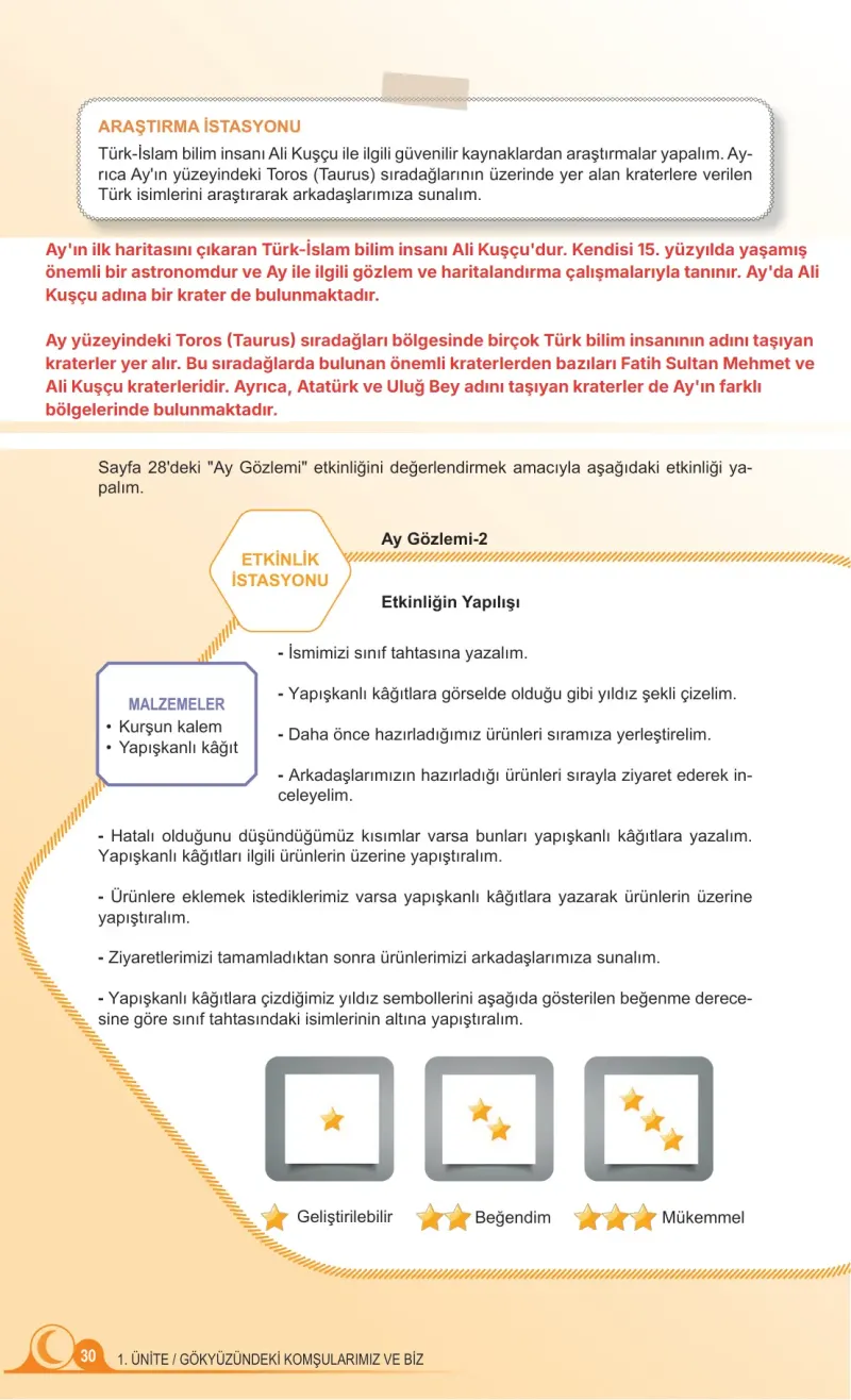 5. Sınıf Fen Bilimleri Ders Kitabı Cevapları Meb Yayınları 1. Kitap Sayfa 30 Çözüm Görseli