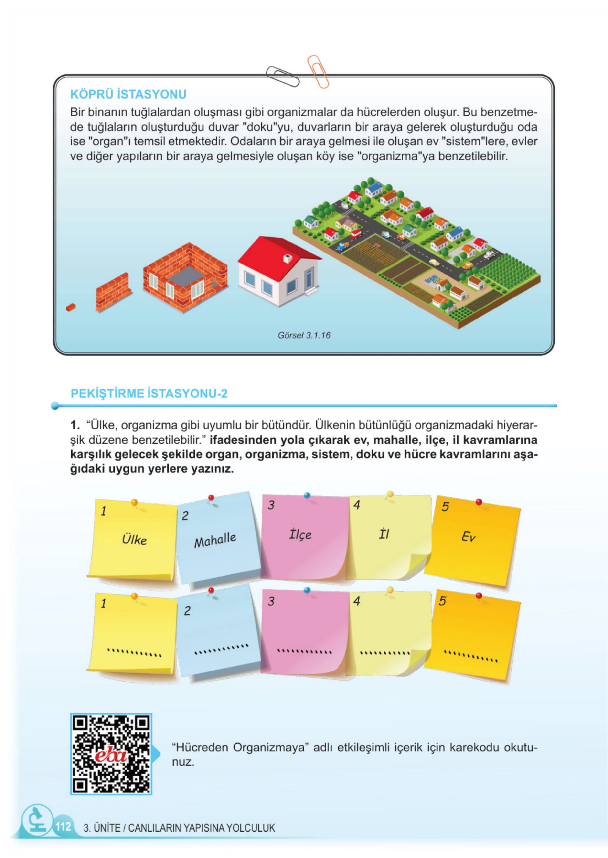 5. Sınıf Fen Bilimleri Ders Kitabı Cevapları Meb Yayınları 1. Kitap Sayfa 112