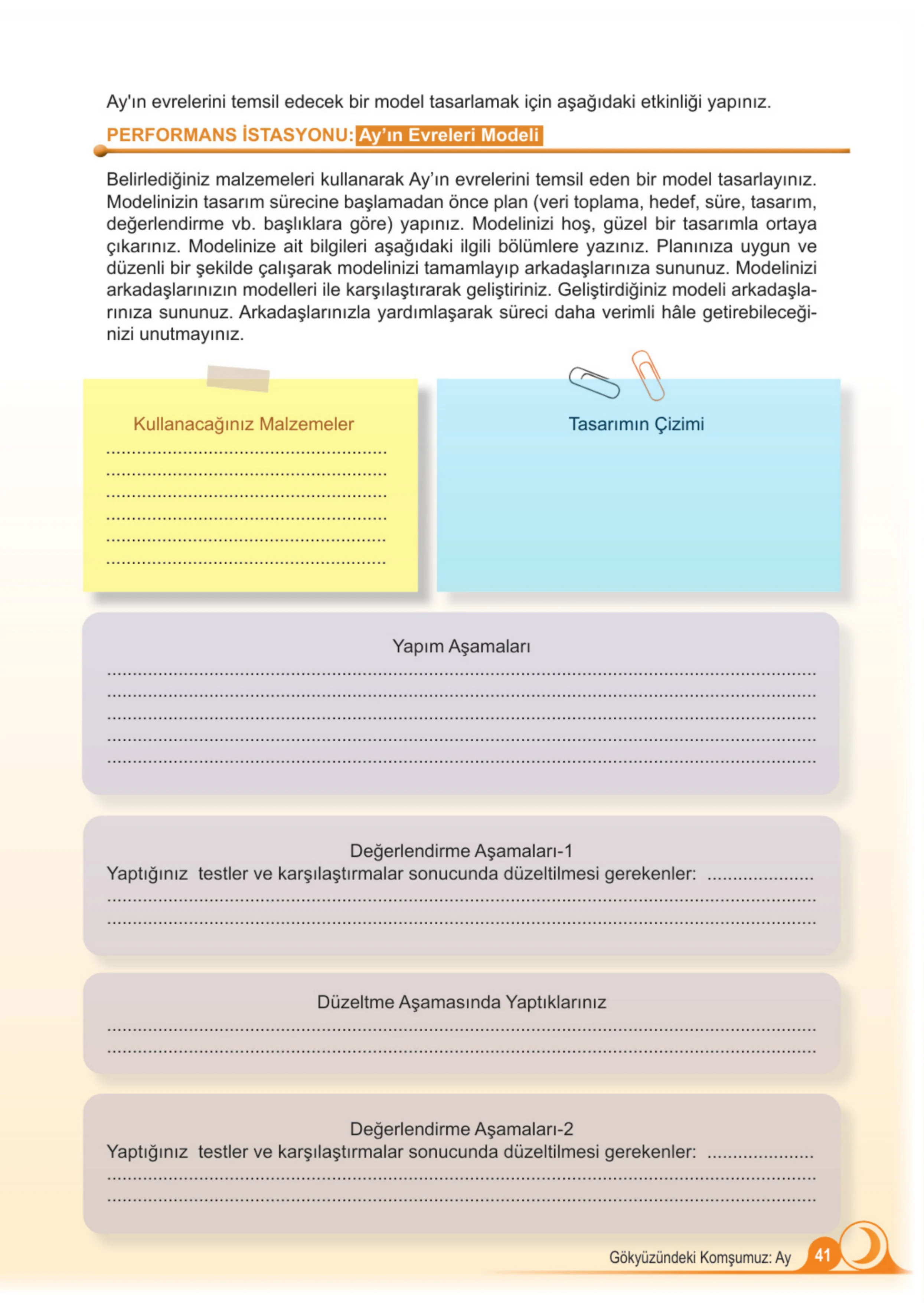 5. Sınıf Fen Bilimleri Ders Kitabı Cevapları Meb Yayınları 1. Kitap Sayfa 41