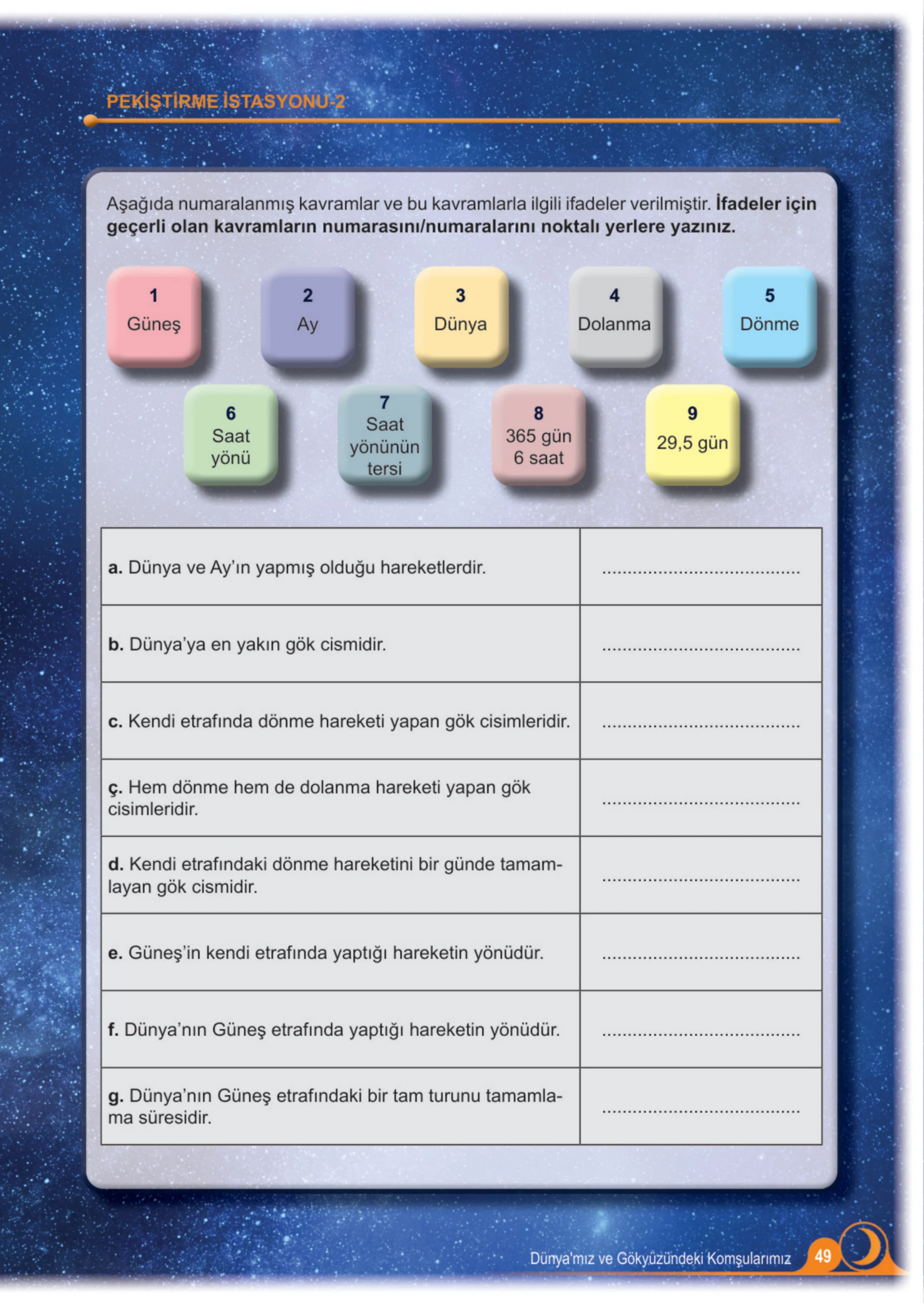 5. Sınıf Fen Bilimleri Ders Kitabı Cevapları Meb Yayınları 1. Kitap Sayfa 49