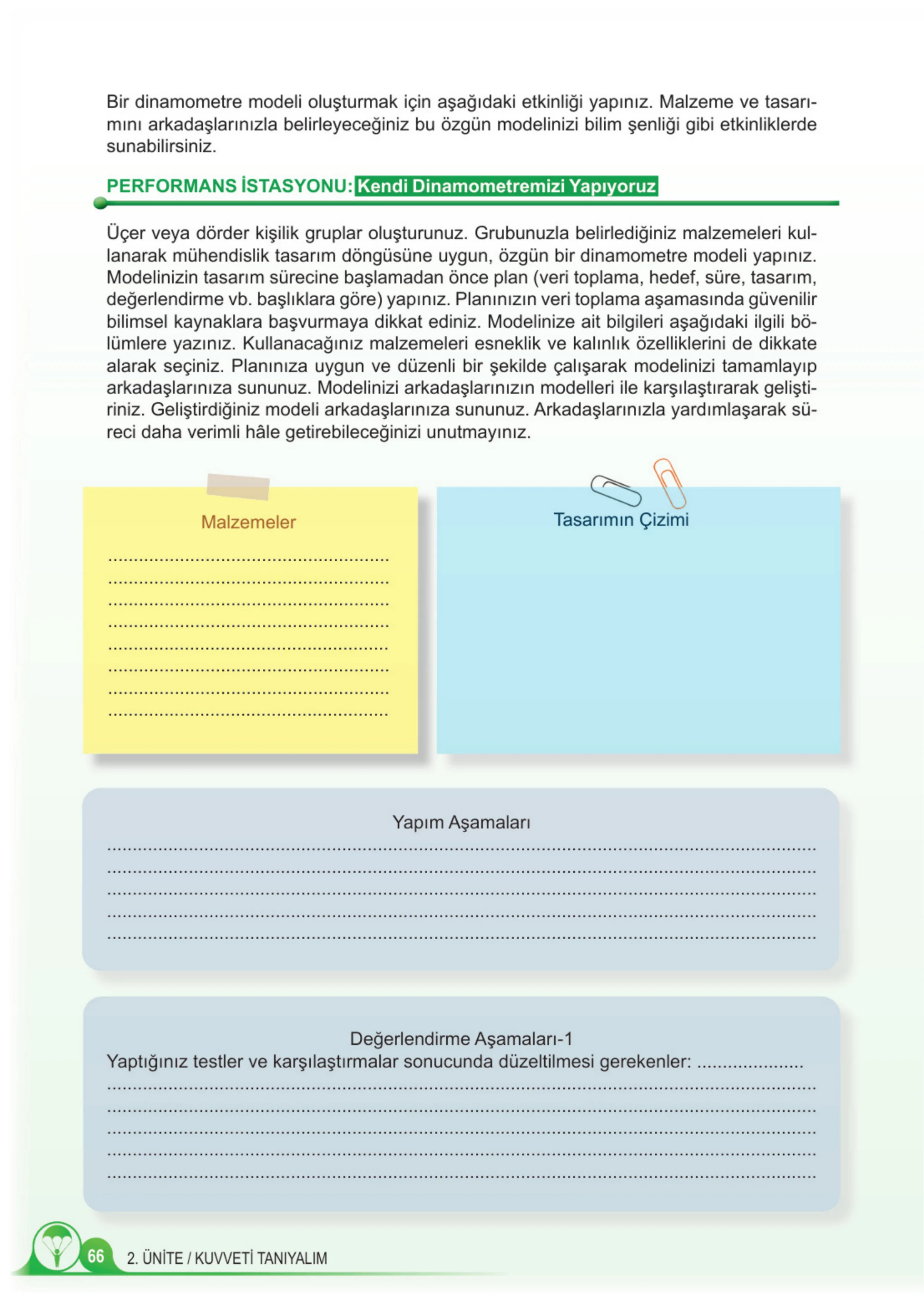 5. Sınıf Fen Bilimleri Ders Kitabı Cevapları Meb Yayınları 1. Kitap Sayfa 66