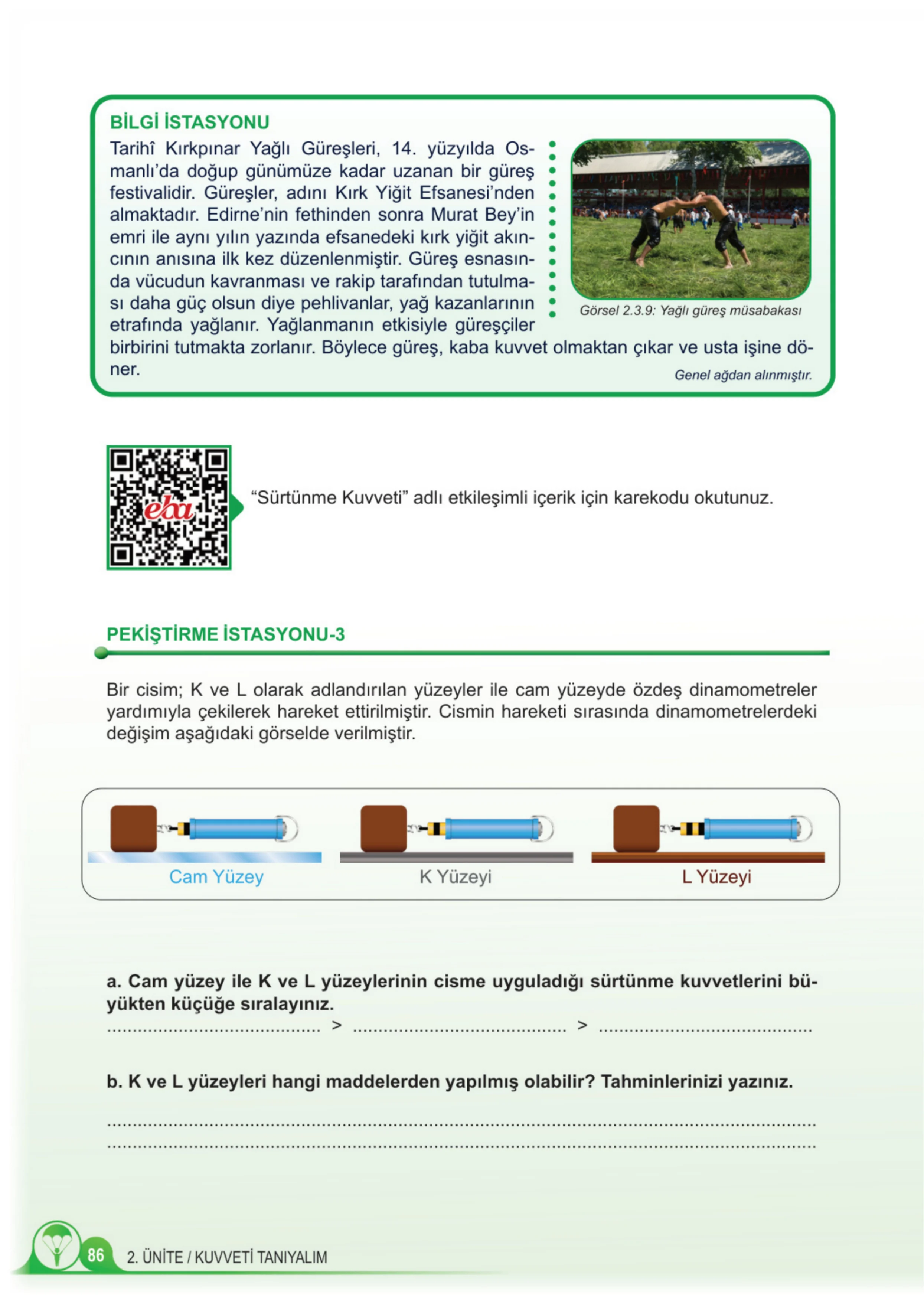 5. Sınıf Fen Bilimleri Ders Kitabı Cevapları Meb Yayınları 1. Kitap Sayfa 86