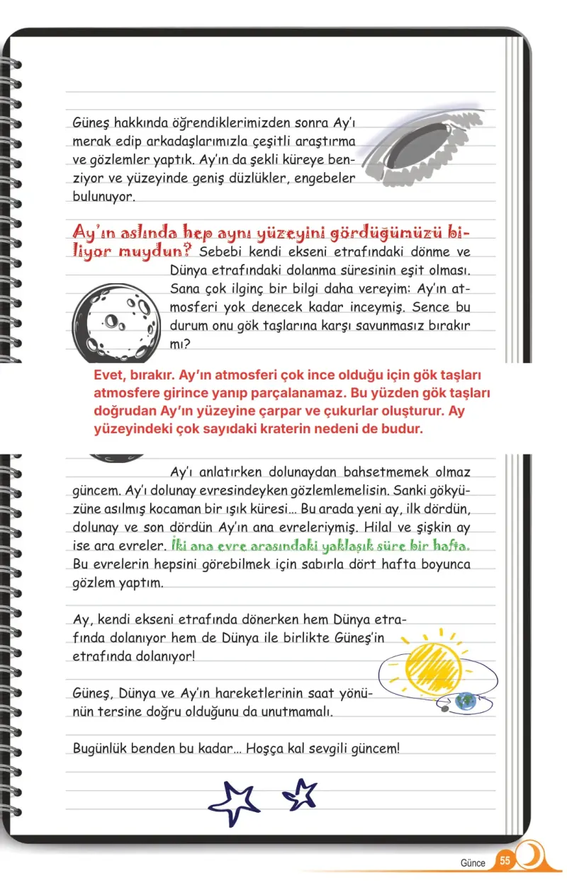 5. Sınıf Fen Bilimleri Ders Kitabı Cevapları Meb Yayınları 1. Kitap Sayfa 55 Çözüm Görseli