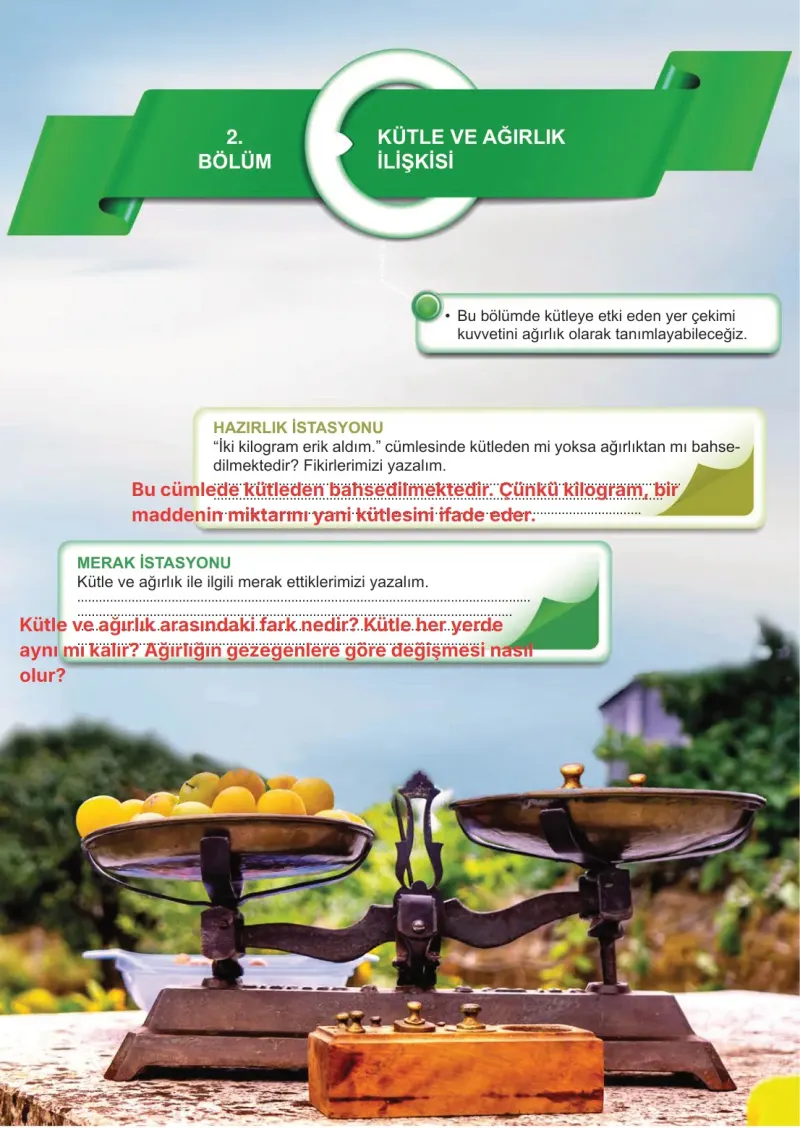 5. Sınıf Fen Bilimleri Ders Kitabı Cevapları Meb Yayınları 1. Kitap Sayfa 69 Çözüm Görseli