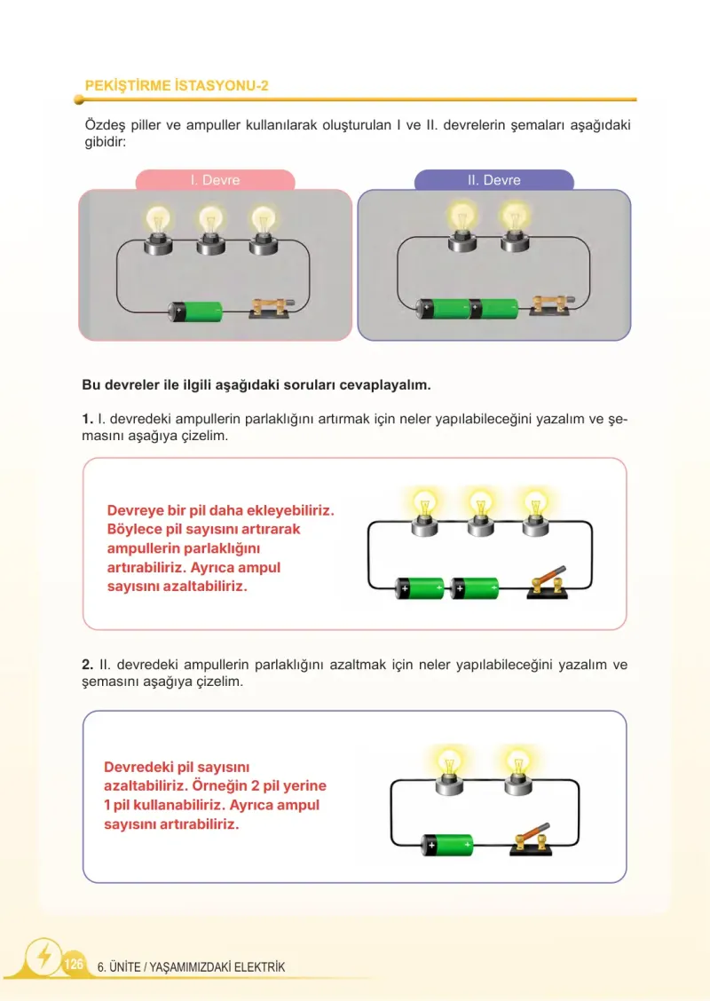 5. Sınıf Fen Bilimleri Ders Kitabı Cevapları Meb Yayınları 2. Kitap Sayfa 126 Çözüm Görseli