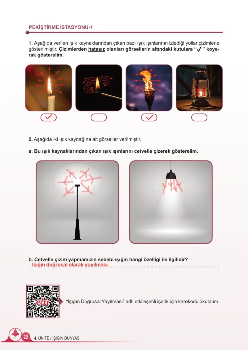 5. Sınıf Fen Bilimleri Ders Kitabı Cevapları Meb Yayınları 2. Kitap Sayfa 22 Çözüm Görseli